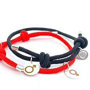 Парные веревочные браслеты